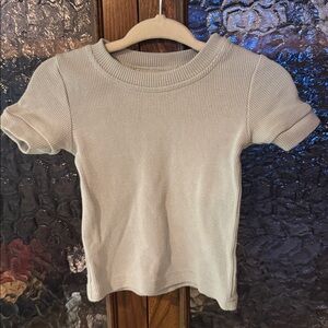 Mebie Baby Light Blue Ribbed top